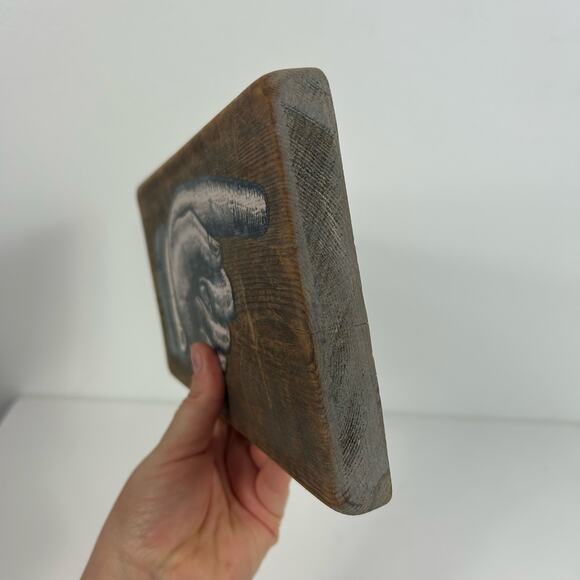 Vintage 1962 Handmade Wooden Bar Sign American Finger Point Uncle Sam 11x5.5 - Picture 3 of 7